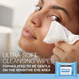 Neutrogena Fragrance-Free Makeup Remover Wipes, Daily Facial Cleanser Towelettes, Gently Removes Oil & Makeup, Alcohol-Free Makeup Wipes, 25 Ct - Supply Center USA