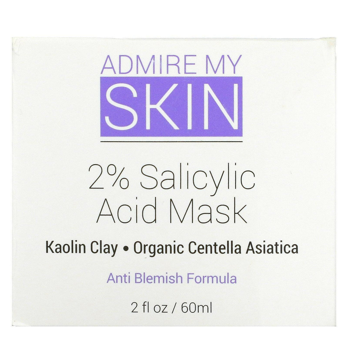 Admire My Skin, 2% Salicylic Acid Beauty Mask, 2 fl oz (60 ml) - Supply Center USA