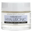 Advanced Clinicals, 1000X Boost Hyaluronic, Extra Dry Skin Gel Cream, Fragrance Free, 2 fl. oz. (59 ml) - Supply Center USA