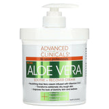 Advanced Clinicals, Aloe Vera, Soothe + Recover Cream, 16 oz (454 g) - Supply Center USA