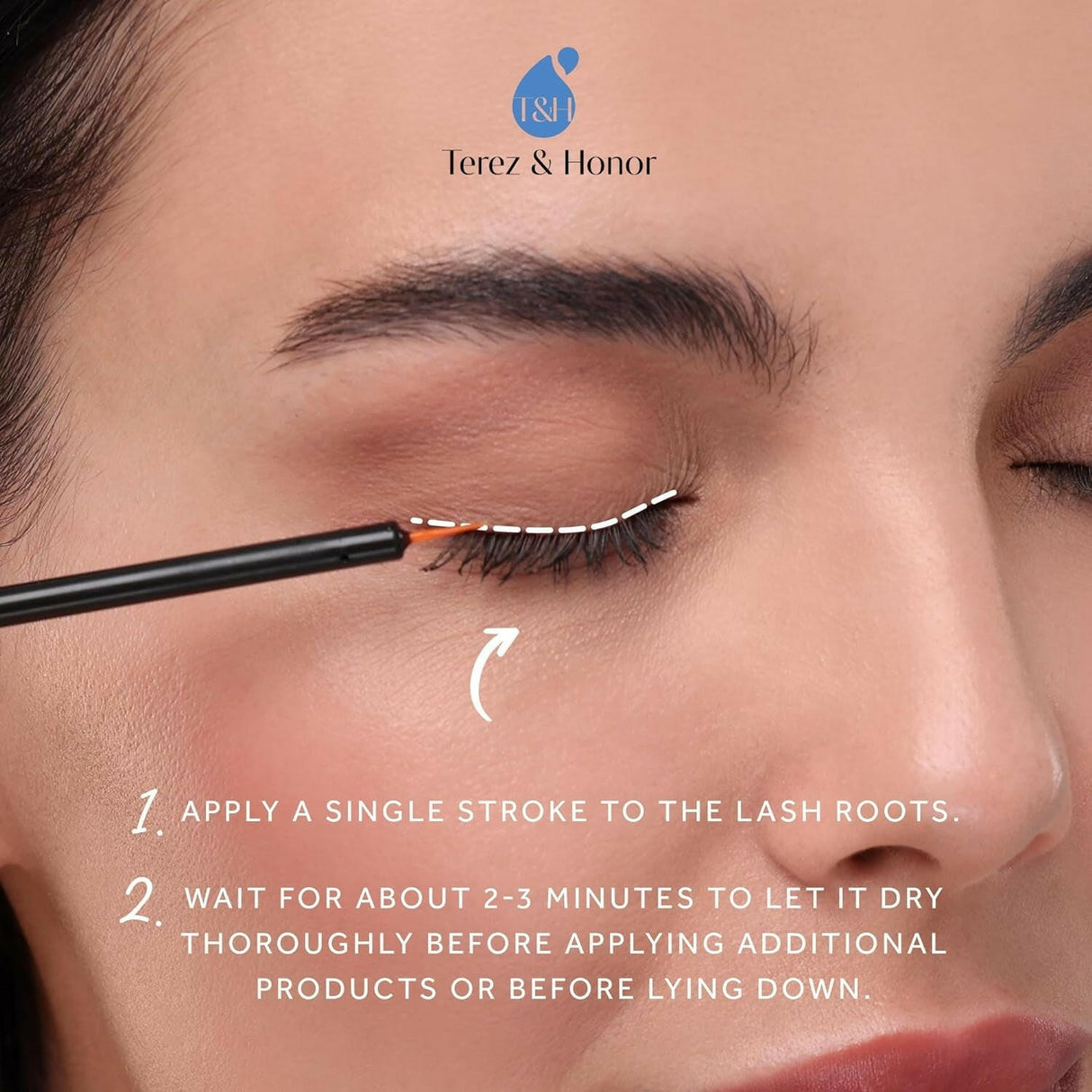 Advanced Eyelash Serum for Thicker, Longer Eyelashes and Eyebrows - Grow Luscious Lashes with Brow Enhancer (3Ml) - Supply Center USA