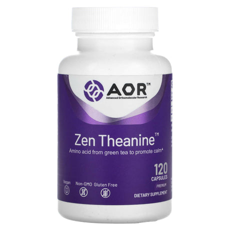 Advanced Orthomolecular Research AOR, Zen Theanine, 120 Capsules - Supply Center USA