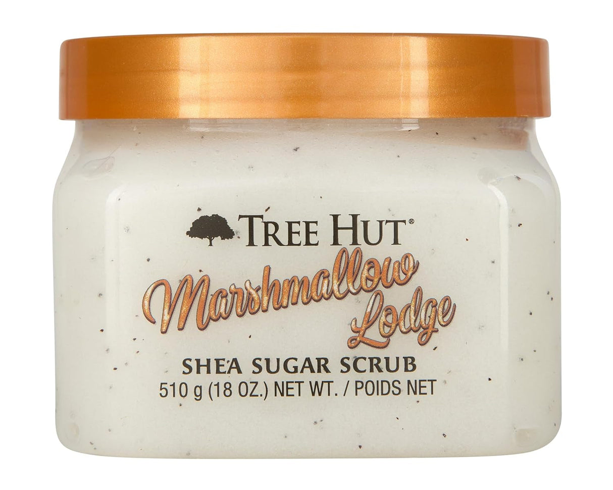 Tree Hut Blue Lagoon Shea Sugar Scrub | Exfoliating Body Scrub Removes Dead, Dry Skin for a Soft & Hydrated Feel | Nourishing Essential Body Care | 18 Fl Oz.