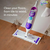 Swiffer Powermop Multi-Surface Mop Kit for Floor Cleaning, Includes Powermop, 2 Mopping Pad Refills, 1 Cleaning Solution with Fresh Scent and 2 Batteries