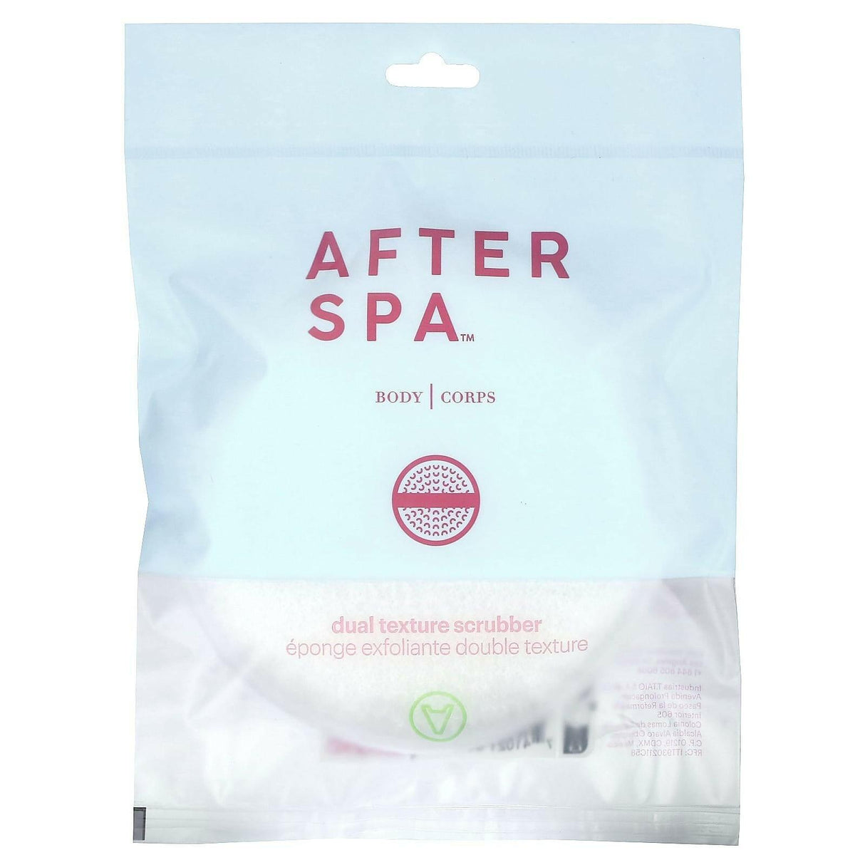 AfterSpa, Dual Texture Scrubber, 1 Scrubber - Supply Center USA