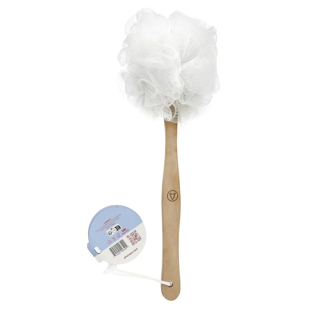AfterSpa, Mesh Bath Sponge with Handle, 1 Sponge - Supply Center USA