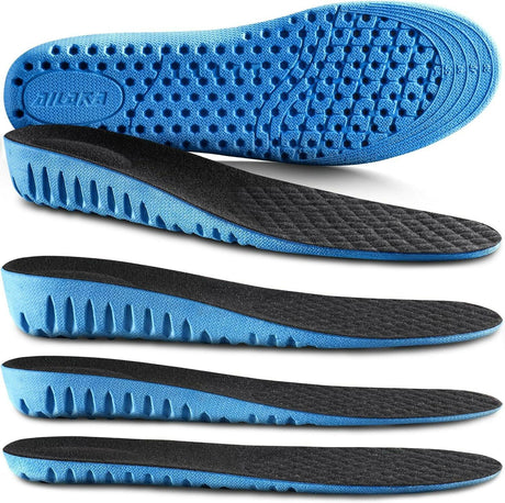 Ailaka Height Increase Insoles for Men Women, Honeycomb Shock Absorbing Cushion Shoe Height Insoles Men Women, Replacement Sports Shoe Inserts - Supply Center USA