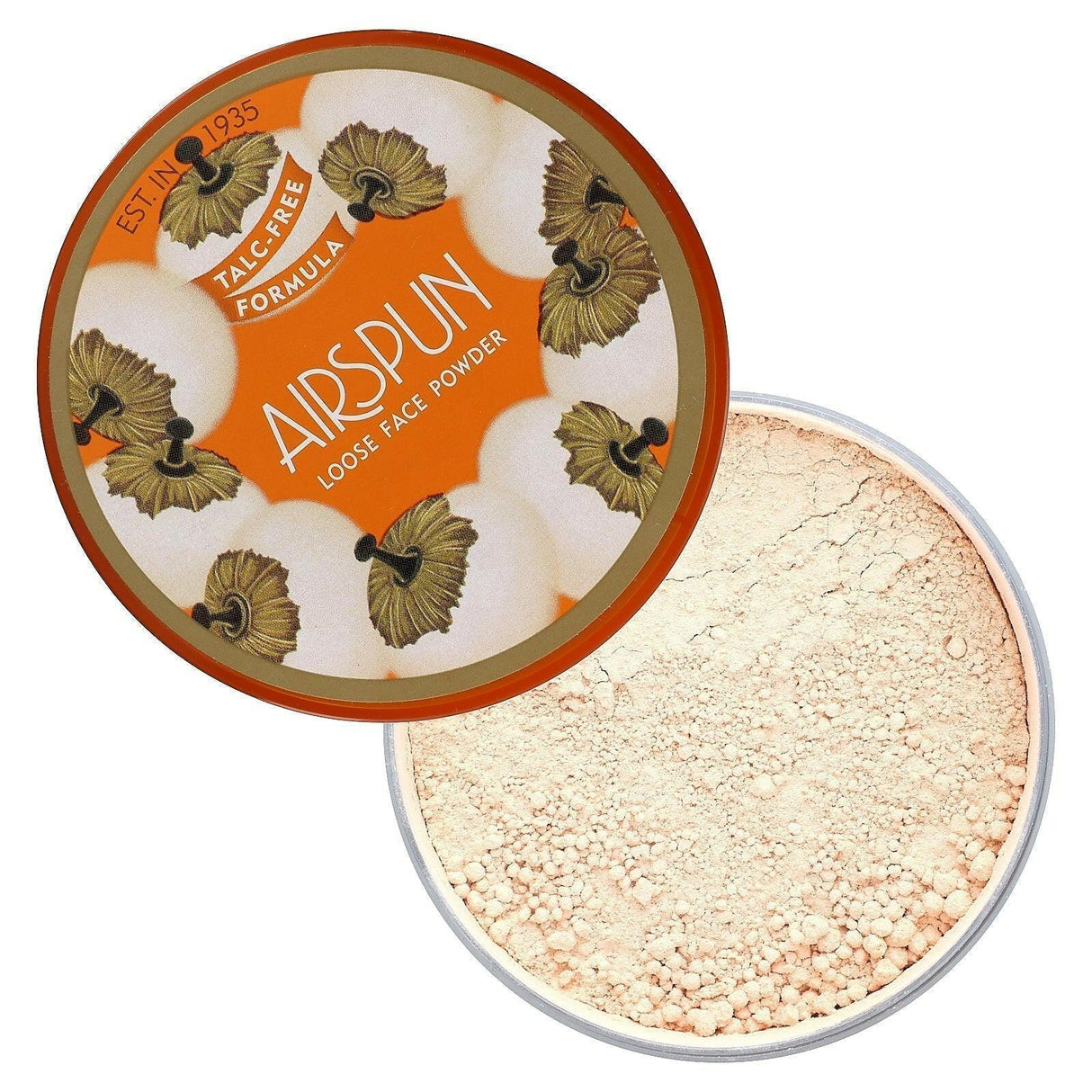Airspun, Loose Face Powder, Translucent Extra Coverage 070-41, 1.2 oz (35 g) - Supply Center USA