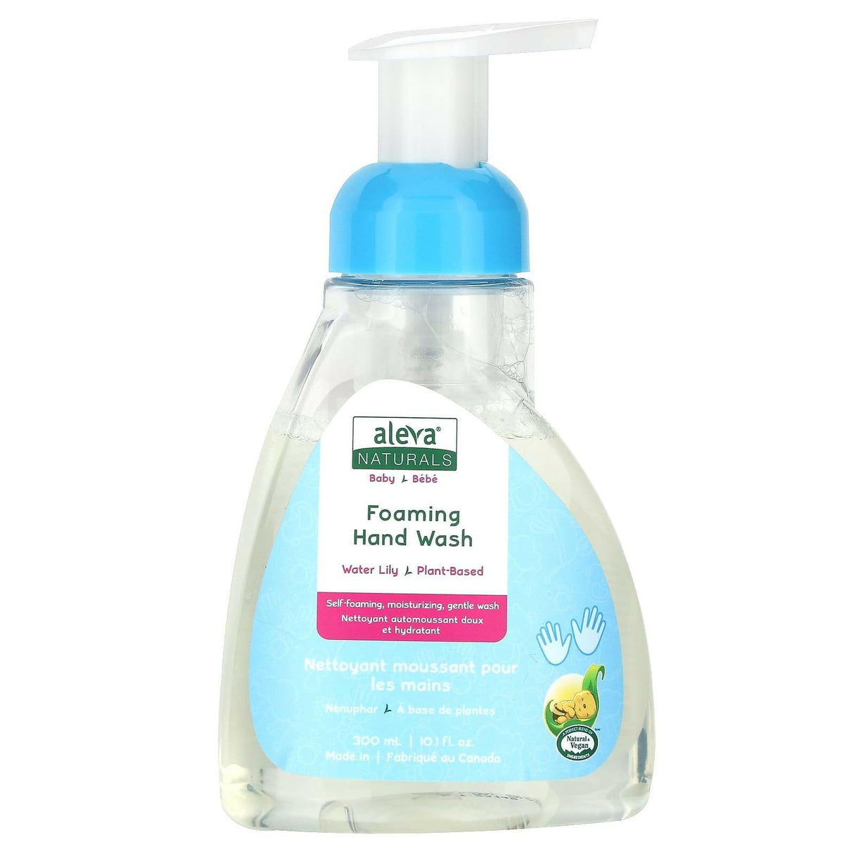 Aleva Naturals, Baby, Foaming Hand Wash, Water Lily, 10.1 fl oz (300 ml) - Supply Center USA