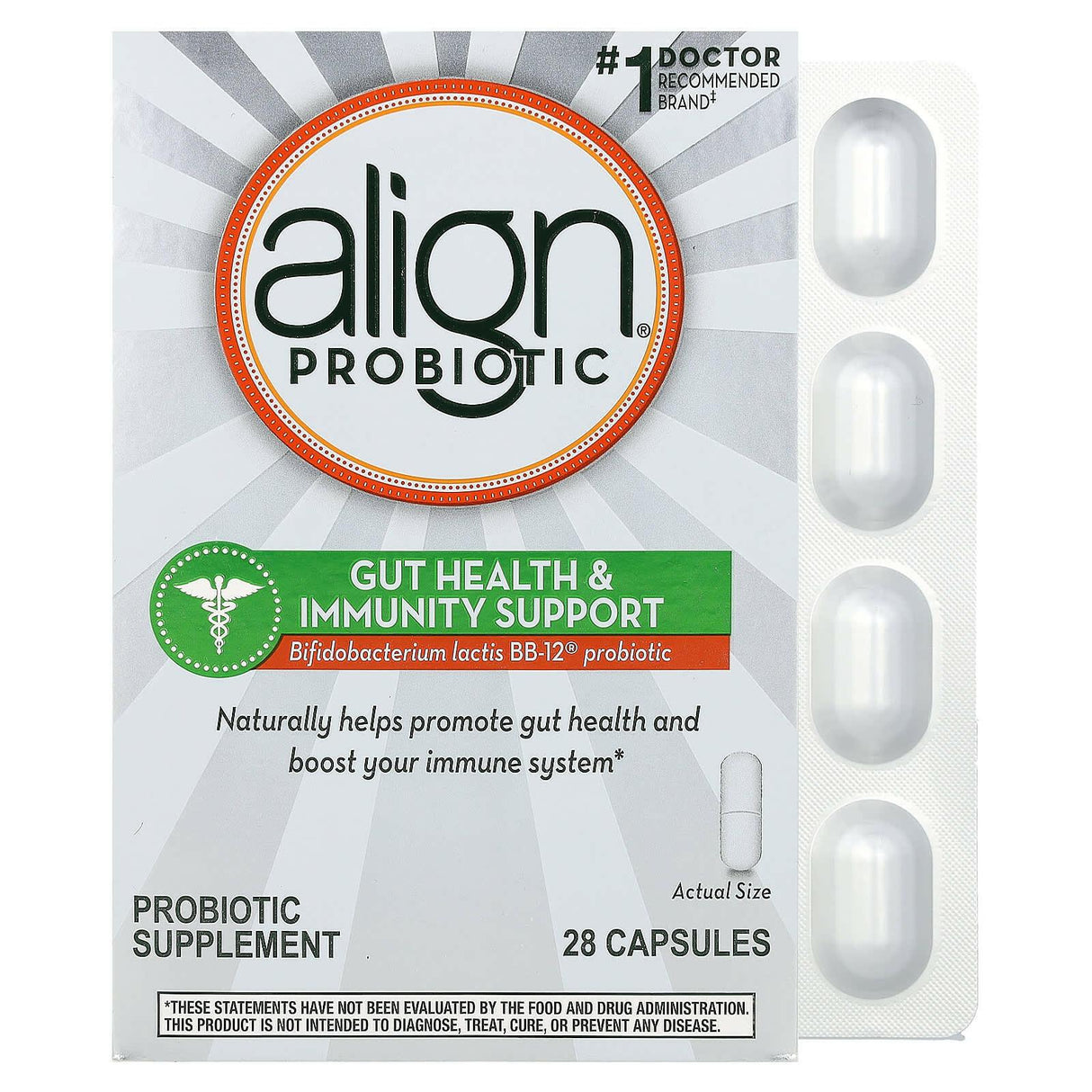 Align Probiotics, Gut Health & Immunity Support, 28 Capsules - Supply Center USA