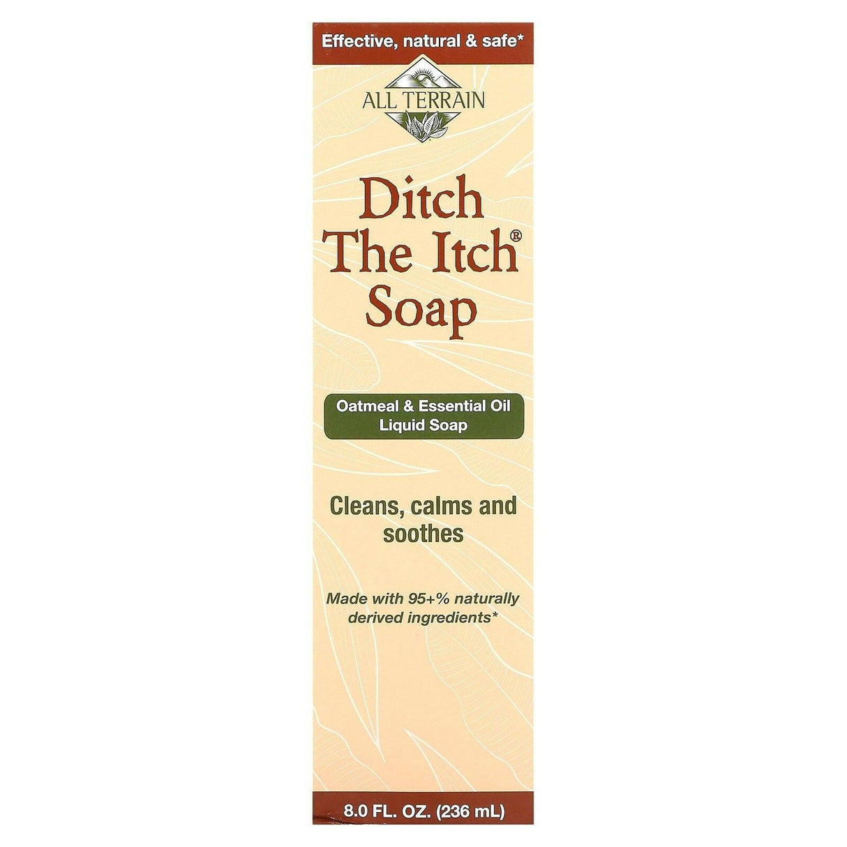 All Terrain, Ditch the Itch Soap, Oatmeal & Essential Oil Liquid Soap, 8 fl oz (236 ml) - Supply Center USA