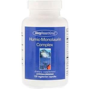 Allergy Research Group, Humic-Monolaurin Complex, 120 Vegetarian Capsules - Supply Center USA