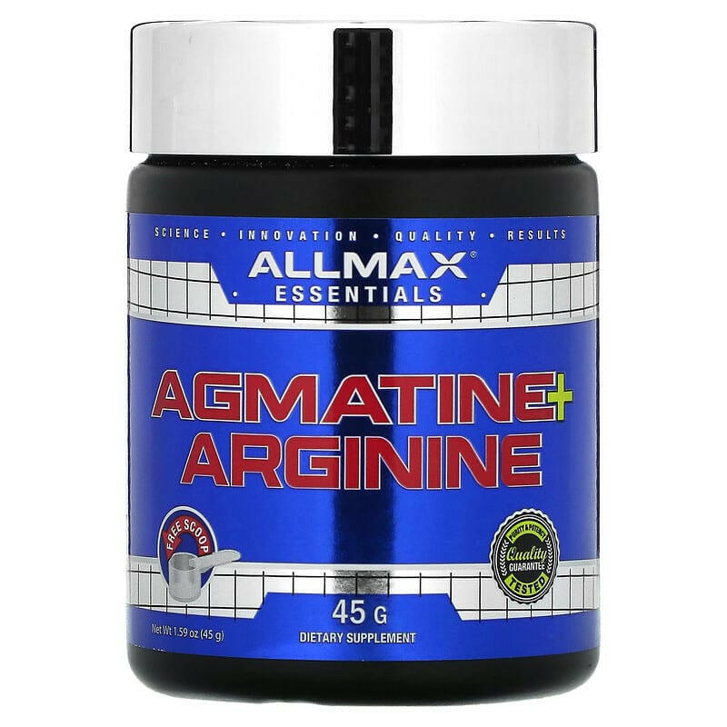 ALLMAX, Agmatine+ Arginine, 1.59 oz (45 g) - Supply Center USA