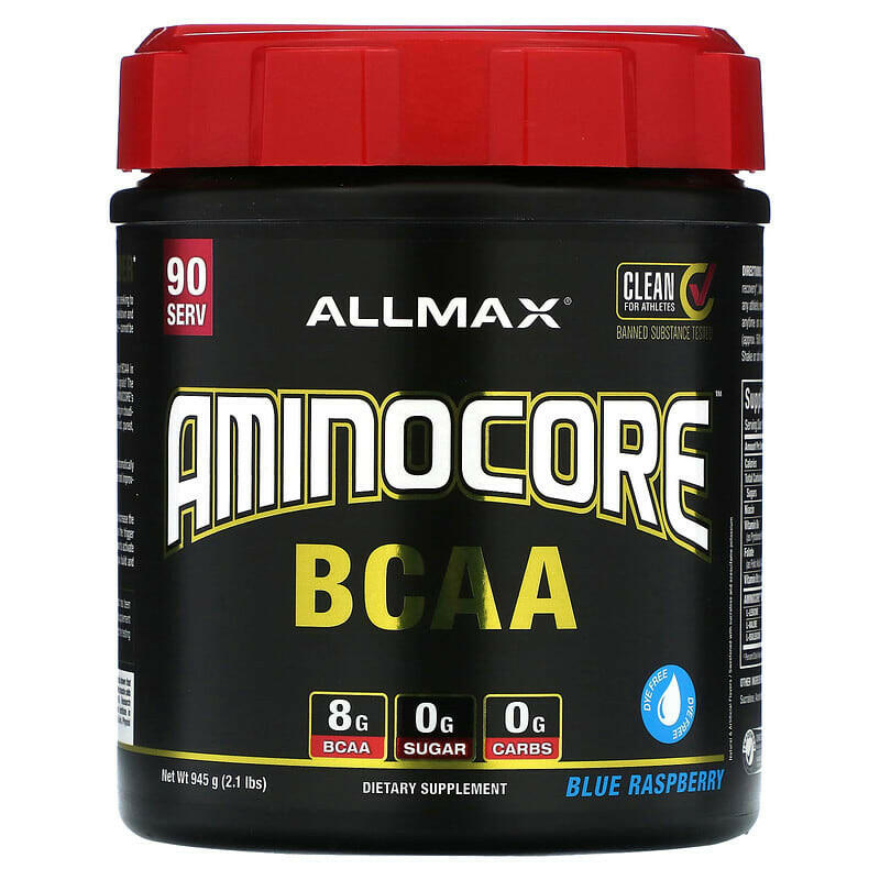 ALLMAX, AMINOCORE BCAA, Pink Lemonade, 0.69 lbs (315 g) - Supply Center USA