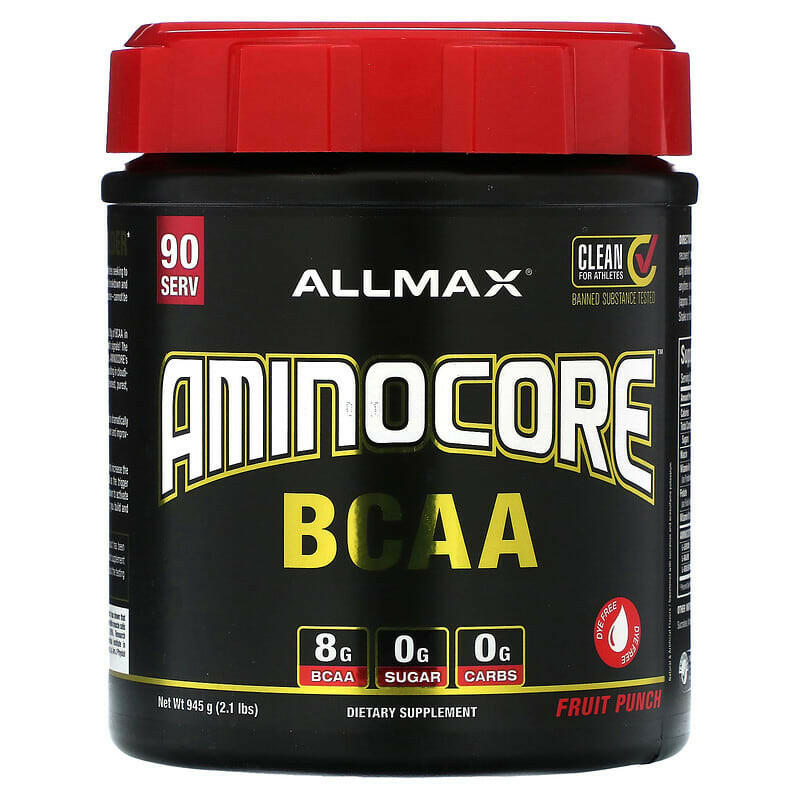 ALLMAX, AMINOCORE BCAA, Pink Lemonade, 0.69 lbs (315 g) - Supply Center USA