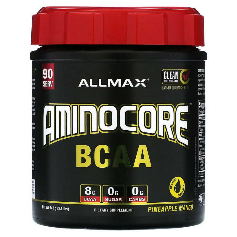 ALLMAX, AMINOCORE BCAA, Pink Lemonade, 0.69 lbs (315 g) - Supply Center USA