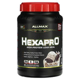 ALLMAX, Hexapro, High-Protein Lean Meal, Cookies & Cream, 2 lbs (907 g) - Supply Center USA