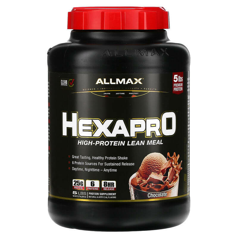 ALLMAX, Hexapro, High-Protein Lean Meal, Strawberry, 2 lbs (907 g) - Supply Center USA