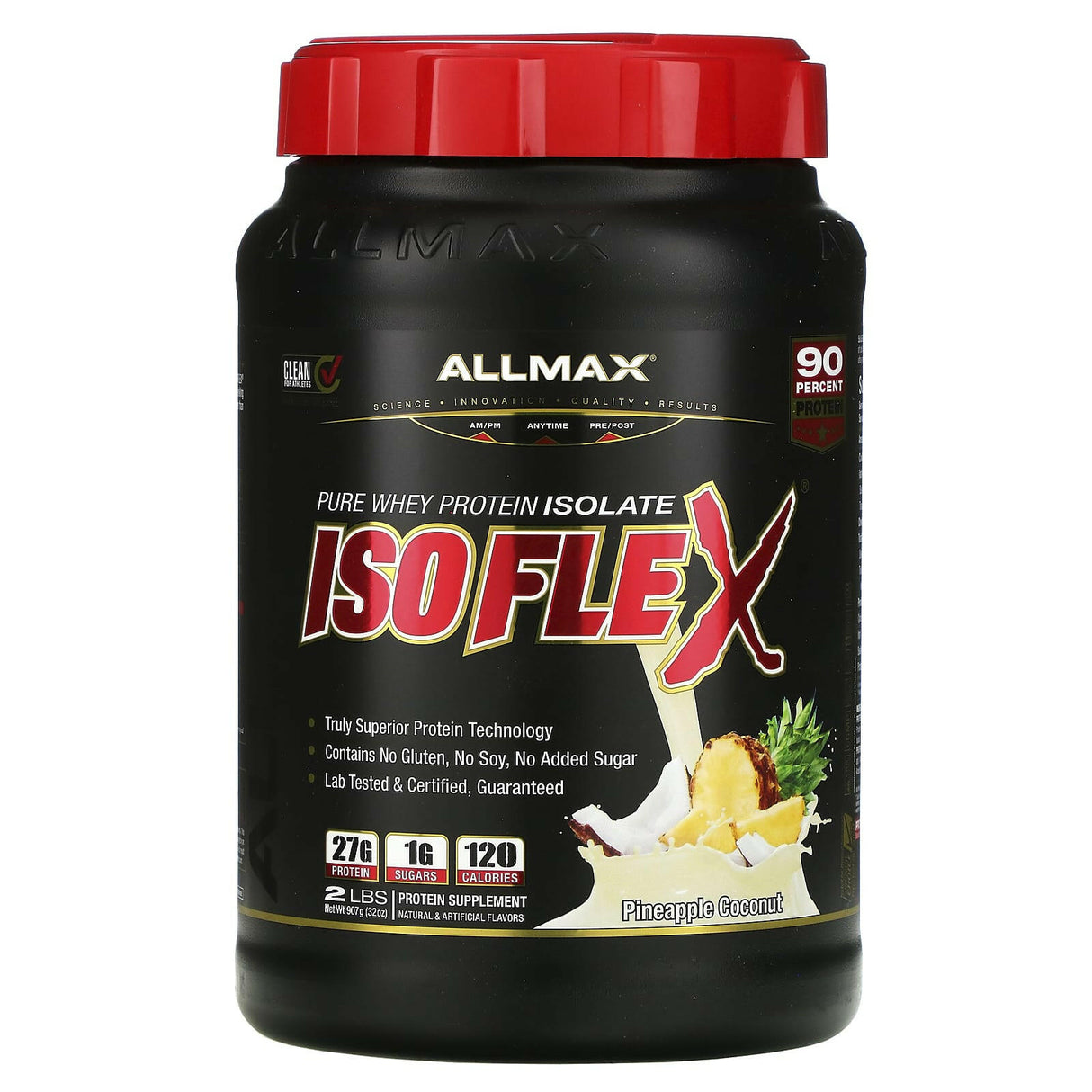 ALLMAX, Isoflex, Pure Whey Protein Isolate, Chocolate Peanut Butter, 0.9 lbs (425 g) - Supply Center USA