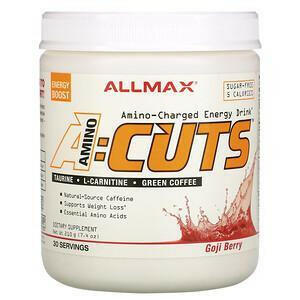 ALLMAX Nutrition, ACUTS, Amino-Charged Energy Drink, Goji Berry, 7.4 oz (210 g) - Supply Center USA