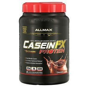 ALLMAX Nutrition, CaseinFX, 100% Casein Micellar Protein, Chocolate, 2 lbs. (907 g) - Supply Center USA