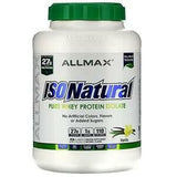 ALLMAX Nutrition, IsoNatural, Pure Whey Protein Isolate, Vanilla, 5 lbs (2.27 kg) - Supply Center USA