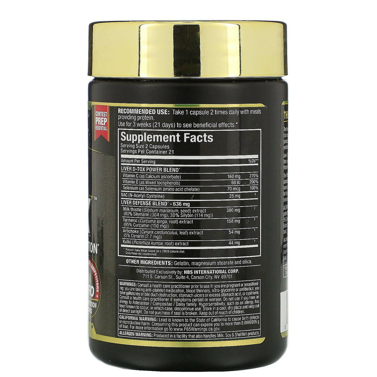 ALLMAX Nutrition, Liver Dtox with Extra Strength Silymarin (Milk Thistle) and Turmeric (95% Curcumin), 42 Capsules - Supply Center USA
