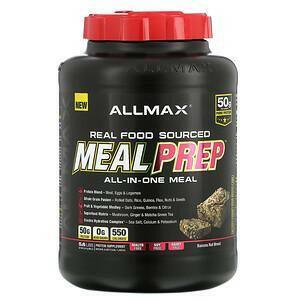 ALLMAX Nutrition, Real Food Sourced Meal Prep, All-in-One Meal, Banana Nut Bread, 5.6 lb (2.54 kg) - Supply Center USA