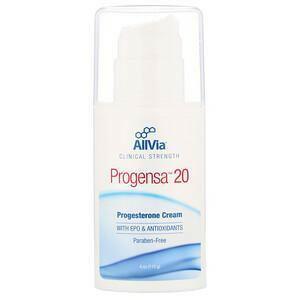 AllVia, Progensa 20, Progestrone Cream, 4 oz (113 g) - Supply Center USA