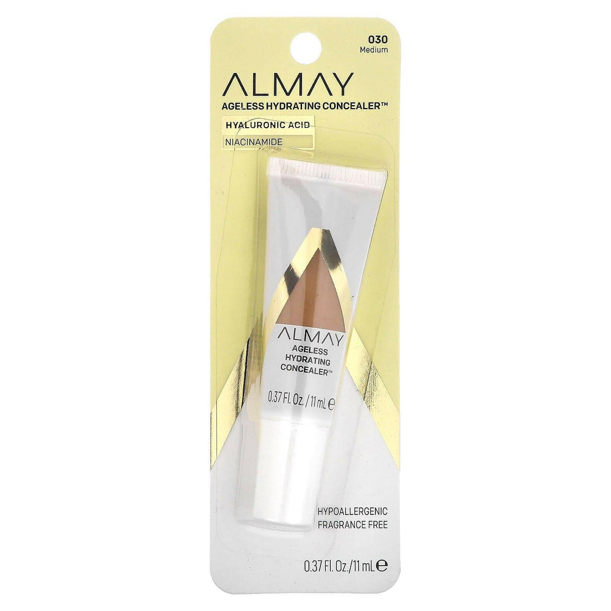 Almay, Ageless Hydrating Concealer, 030 Medium, 0.37 fl oz (11 ml) - Supply Center USA