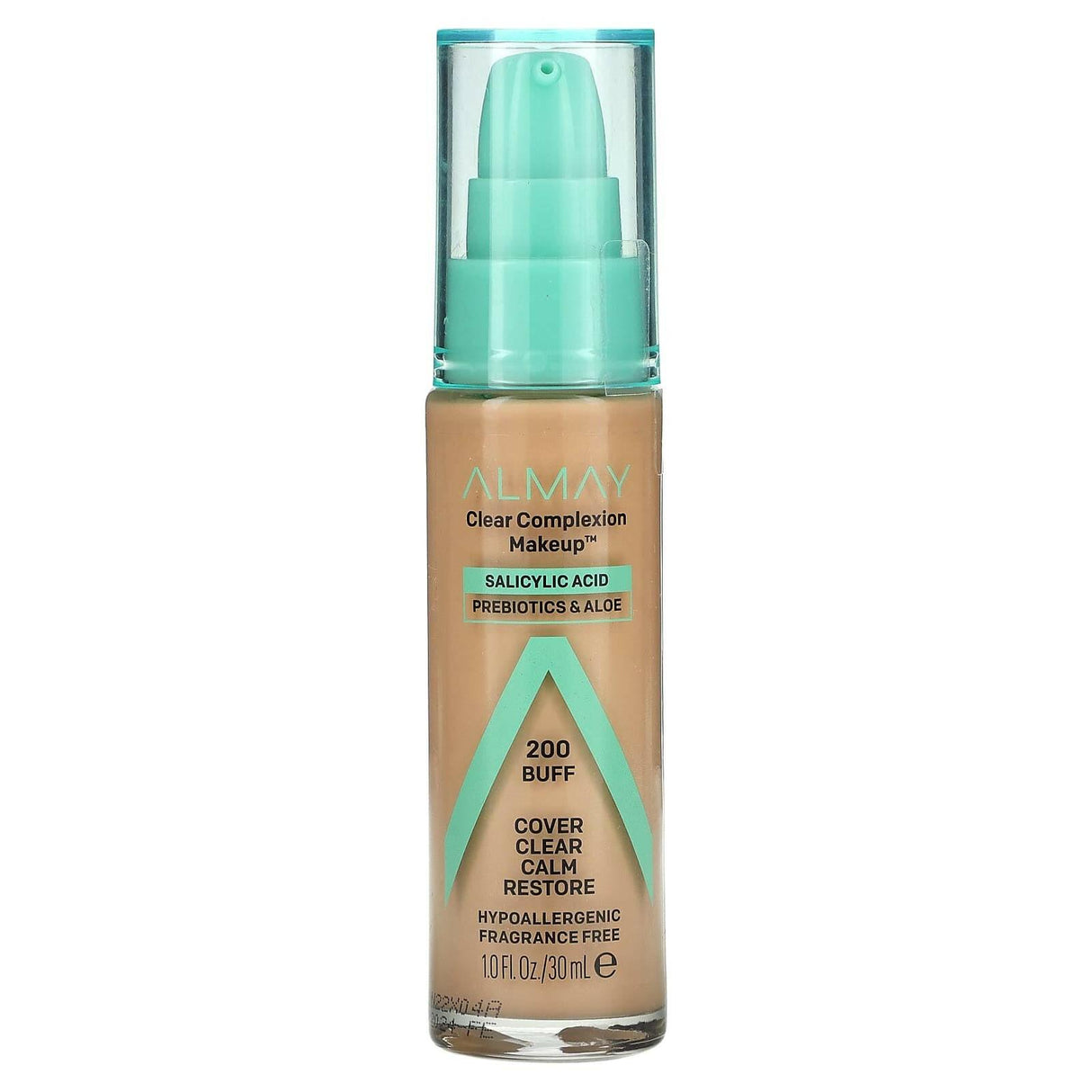 Almay, Clear Complexion Makeup, 200 Buff, 1 fl oz (30 ml) - Supply Center USA