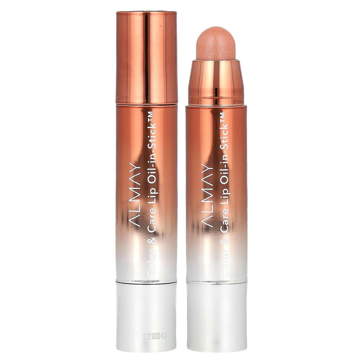 Almay, Color & Care Lip Oil-in-Stick, 100 Dulce De Leche, 0.09 oz (2.5 g) - Supply Center USA
