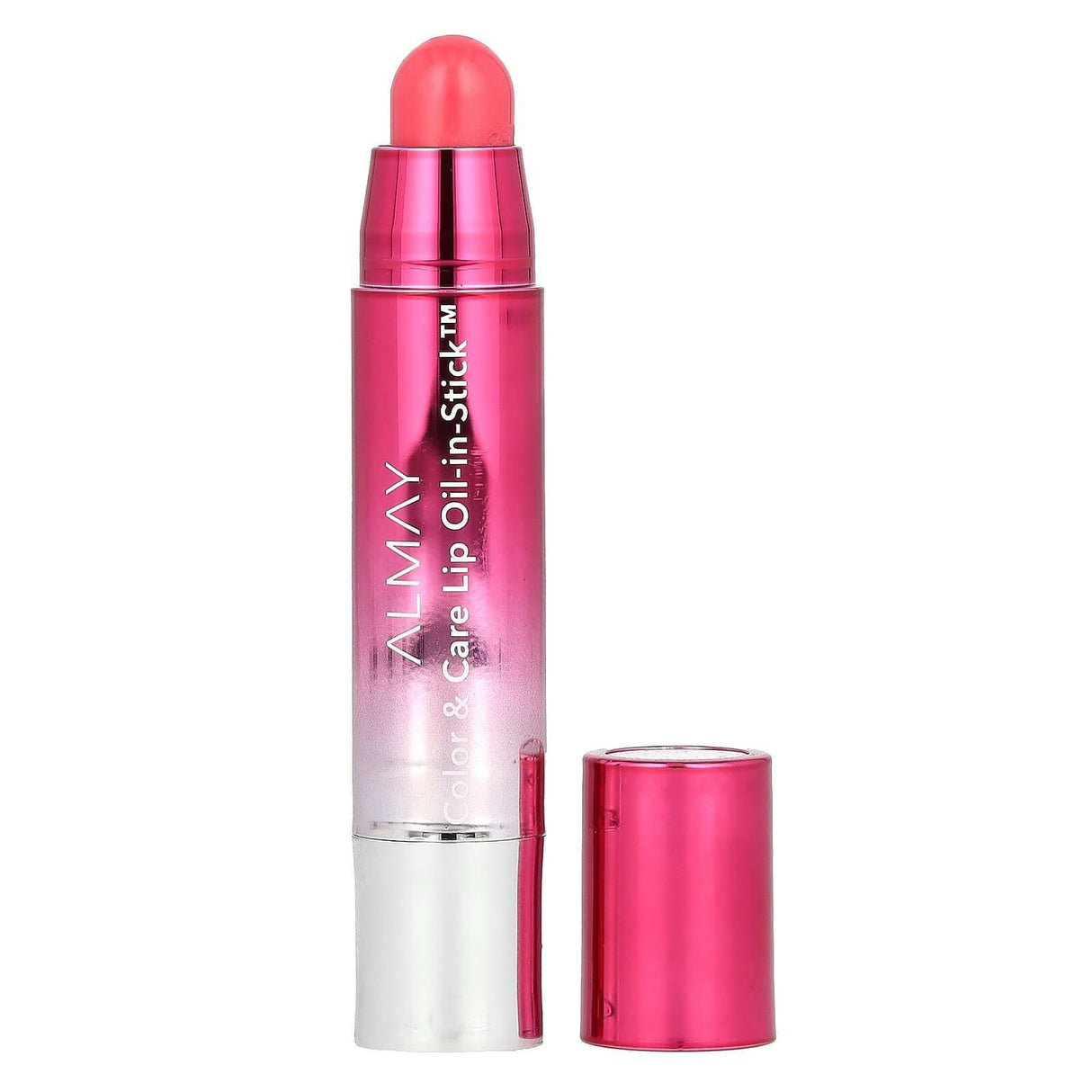 Almay, Color & Care Lip Oil-In-Stick, 120 Rosy Glaze, 0.09 oz (2.5 g) - Supply Center USA