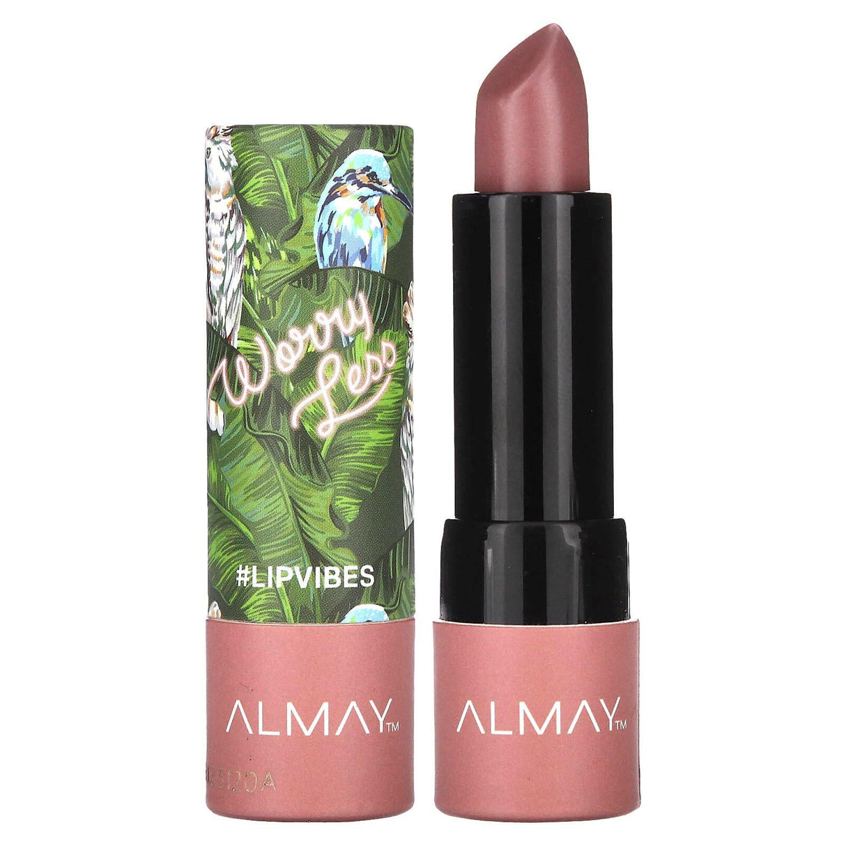 Almay, Lip Vibes Lipstick, 130 Worry Less, 0.14 oz (4 g) - Supply Center USA