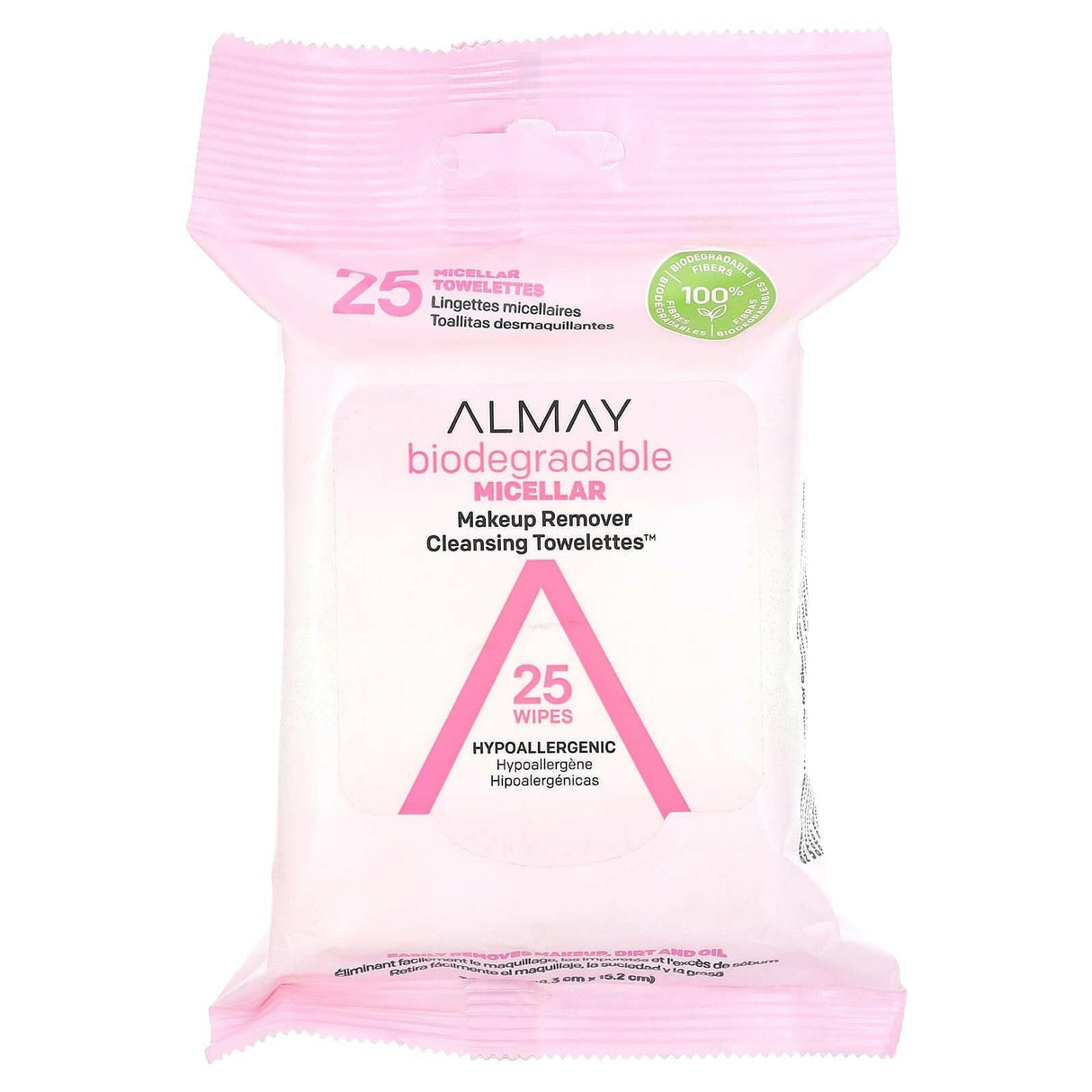 Almay, Makeup Remover Cleansing Towelettes, With Micellar , 25 Wipes - Supply Center USA