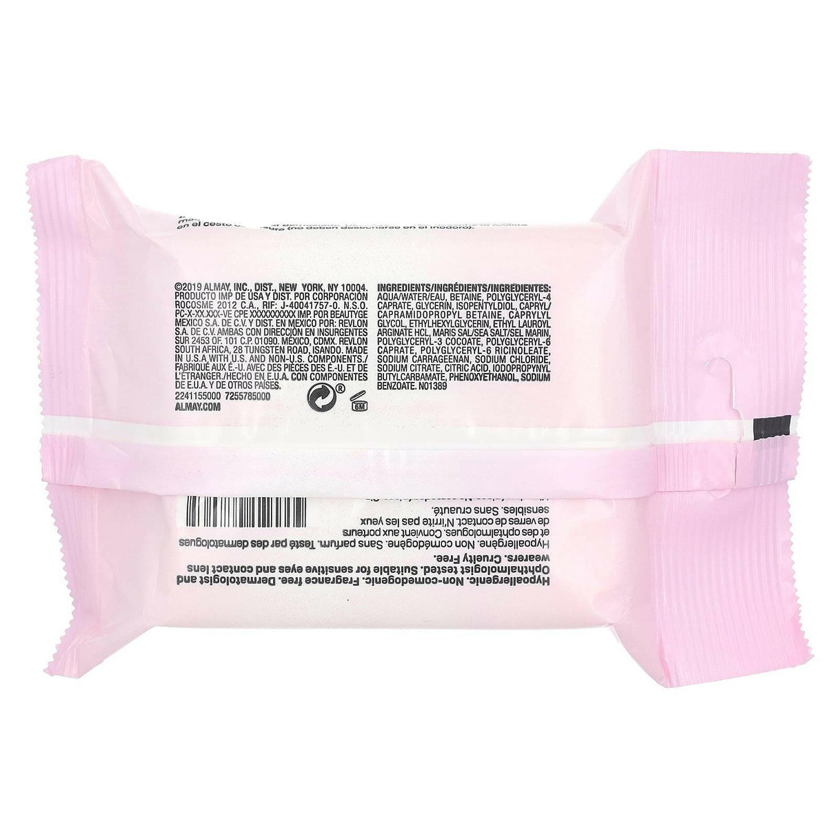 Almay, Makeup Remover Cleansing Towelettes, With Micellar , 25 Wipes - Supply Center USA