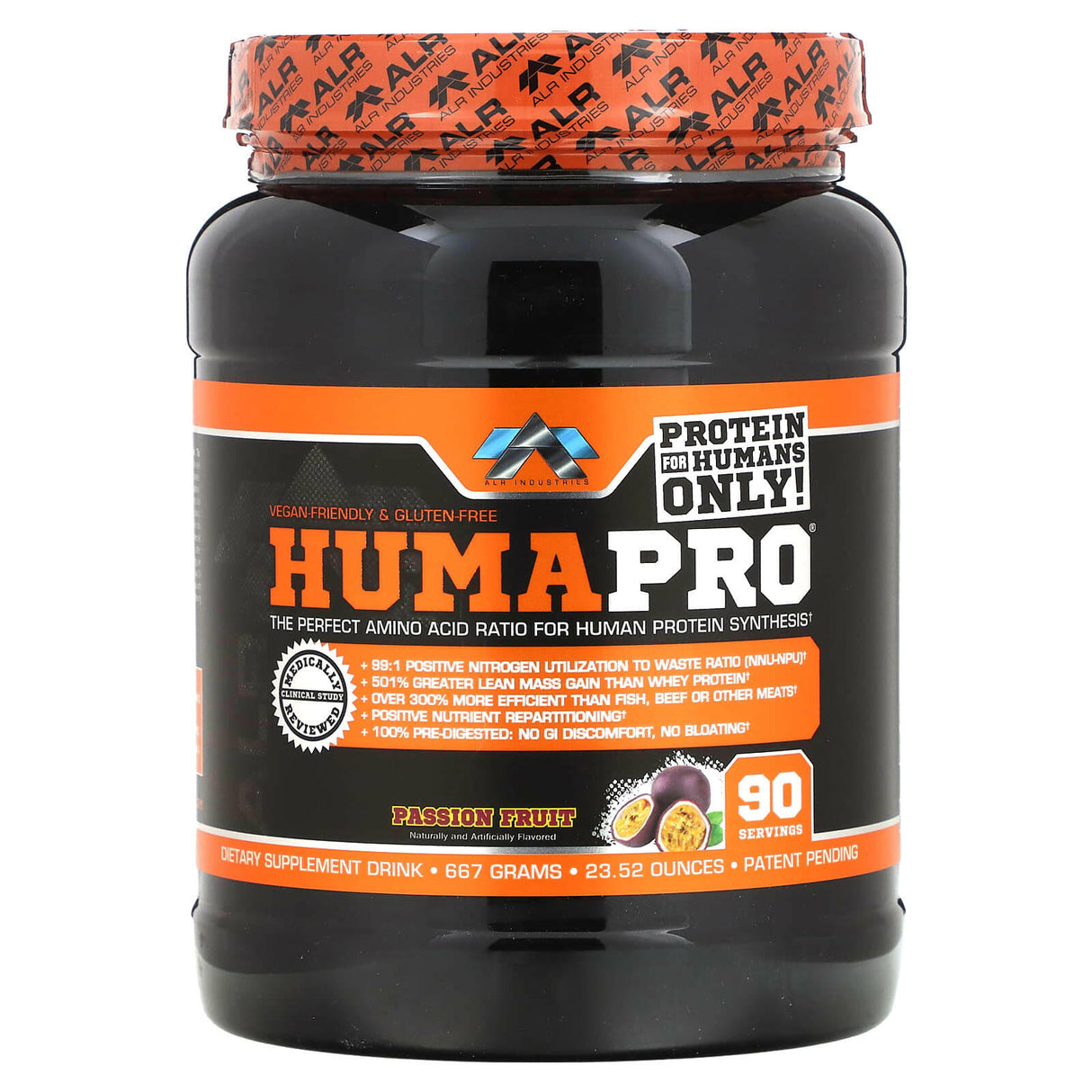 ALR Industries, HumaPro, Passion Fruit, 23.52 oz (667 g) - Supply Center USA