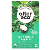 Alter Eco, Organic Mint Creme Truffles, Dark Chocolate, 4.2 oz (120 g) - Supply Center USA