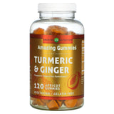 Amazing Nutrition, Amazing Gummies, Turmeric & Ginger, Apricot, 120 Gummies - Supply Center USA