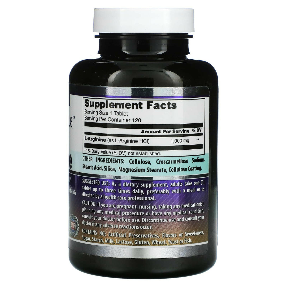 Amazing Nutrition, L-Arginine, 1,000 mg, 120 Tablets - Supply Center USA