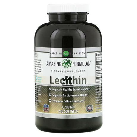 Amazing Nutrition, Lecithin, 1,200 mg, 240 Softgels - Supply Center USA