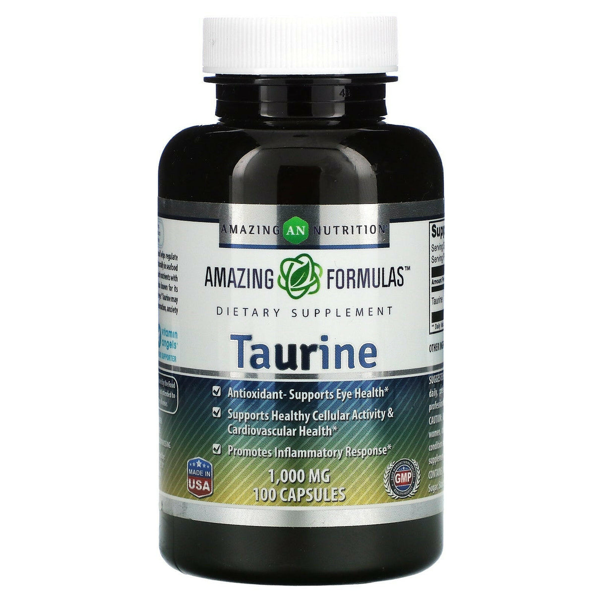 Amazing Nutrition, Taurine, 1,000 mg, 100 Capsules - Supply Center USA