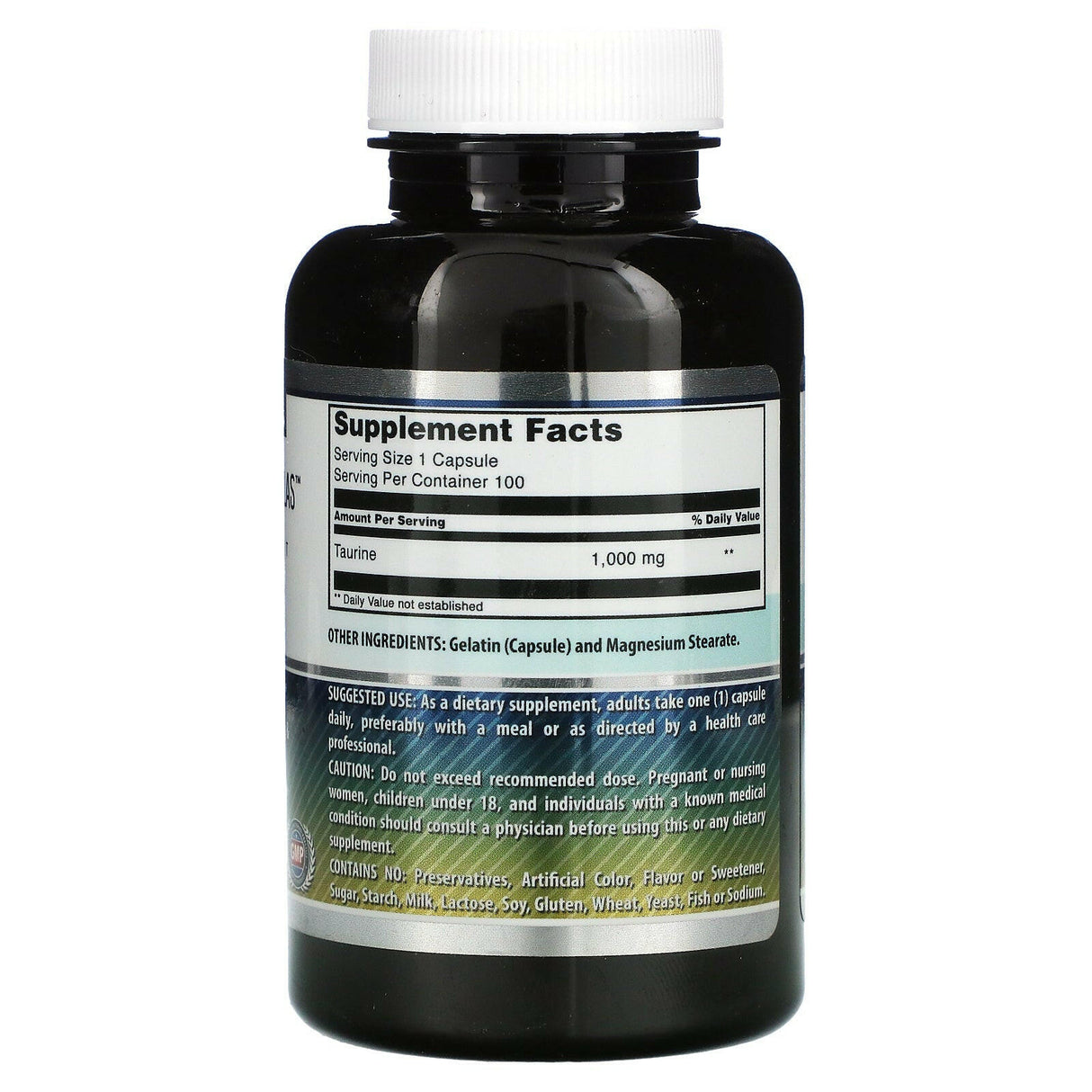 Amazing Nutrition, Taurine, 1,000 mg, 100 Capsules - Supply Center USA