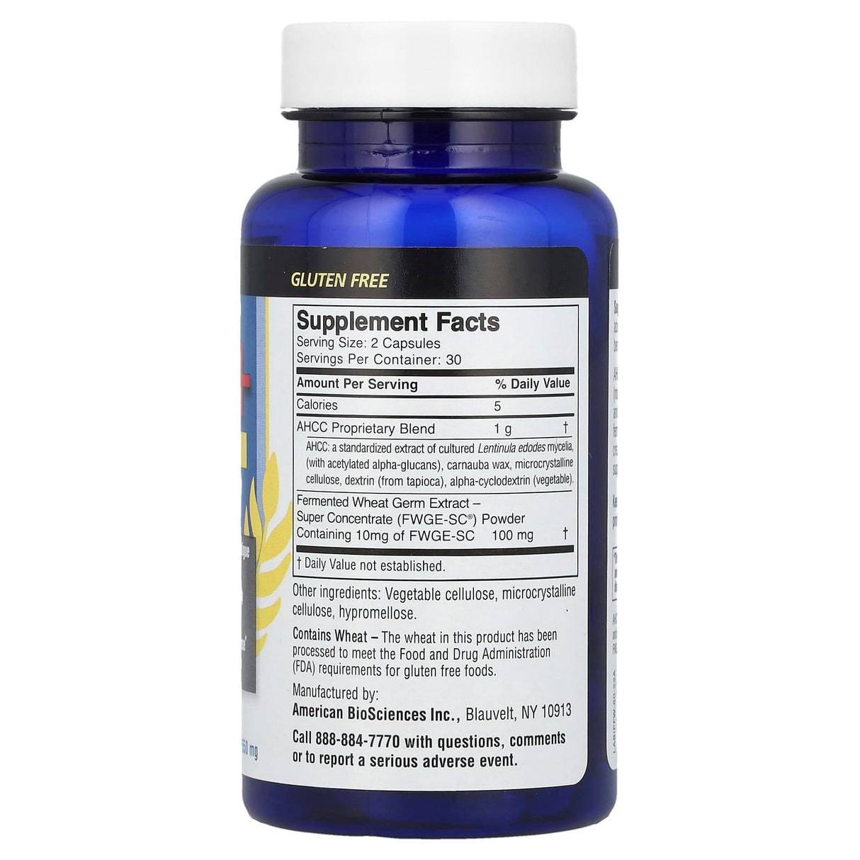 American Biosciences, ImmPower®+, AHCC® Plus FWGE-SC®, 60 Vegetarian Capsules - Supply Center USA