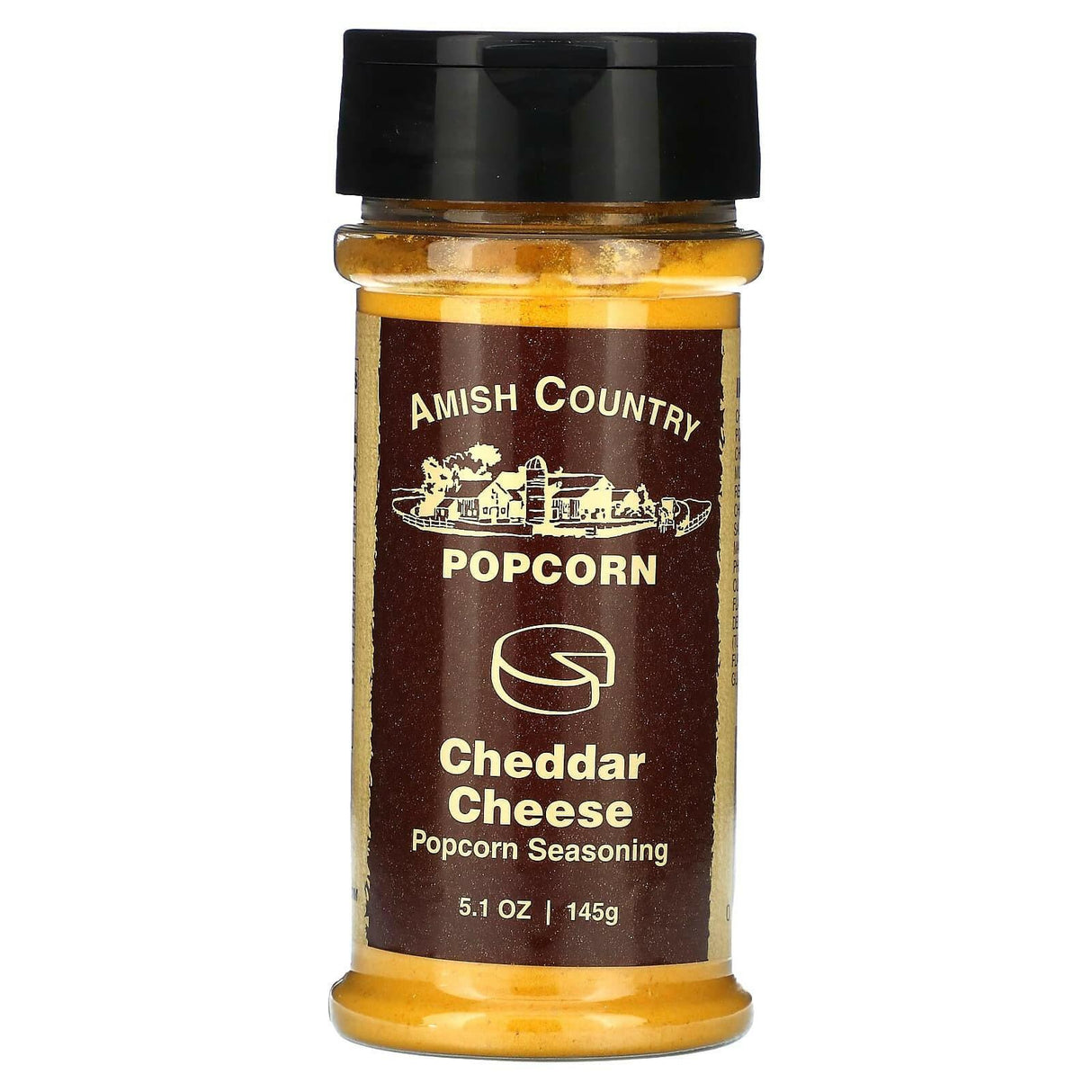 Amish Country Popcorn, Popcorn Seasoning, Cheddar Cheese , 5.1 oz (145 g) - Supply Center USA