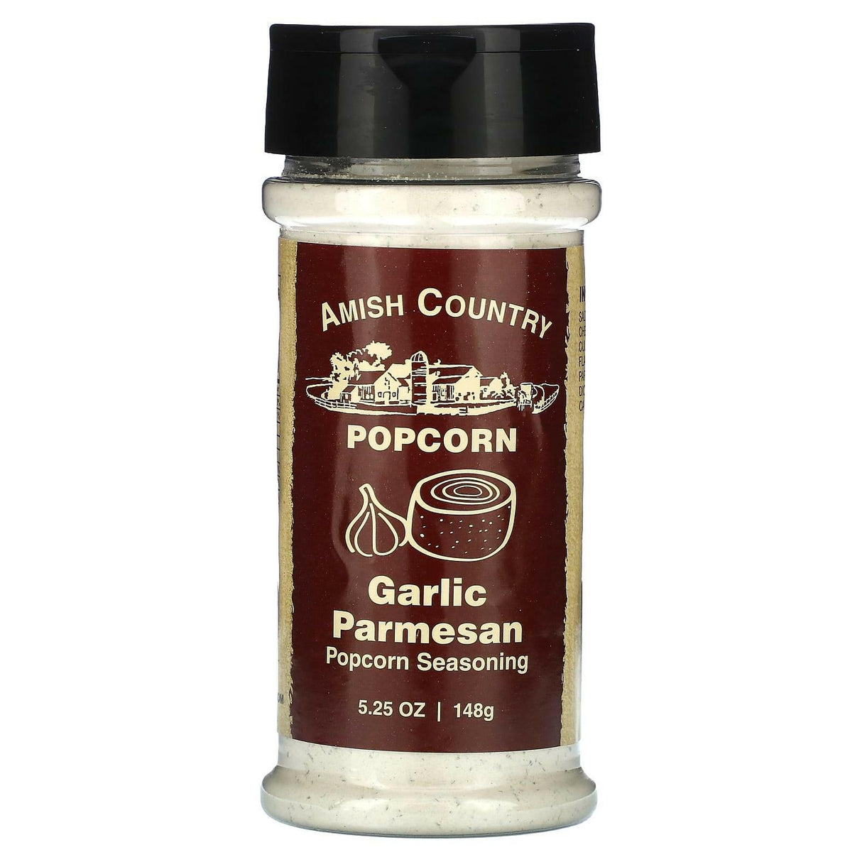 Amish Country Popcorn, Popcorn Seasoning, Garlic Parmesan, 5.25 oz (148 g) - Supply Center USA