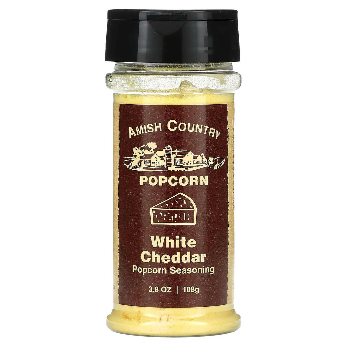 Amish Country Popcorn, Popcorn Seasoning, White Cheddar, 3.8 oz (108 g) - Supply Center USA