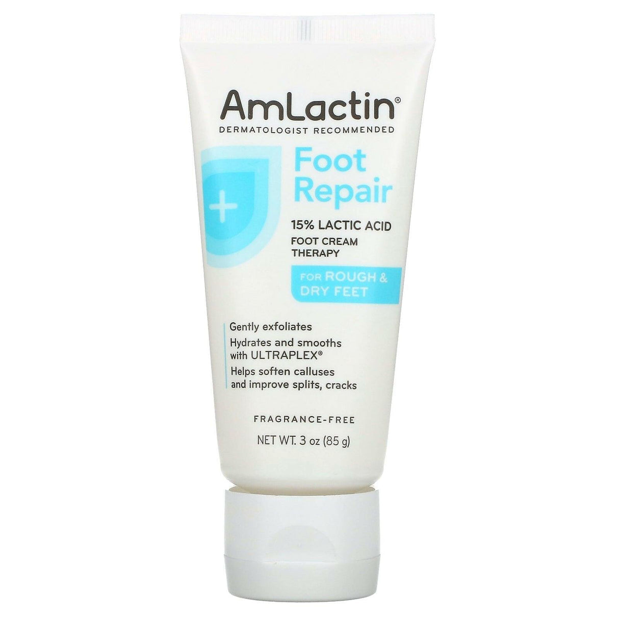 AmLactin, Foot Repair, For Rough & Dry Feet, Fragrance-Free, 3 oz (85 g) - Supply Center USA