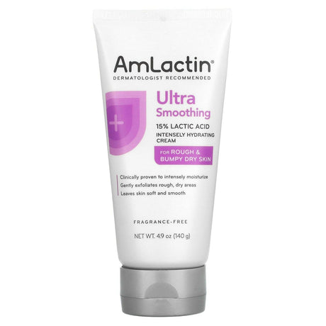 AmLactin, Ultra Smoothing, For Rough & Bumpy Dry Skin, 4.9 oz (140 g) - Supply Center USA