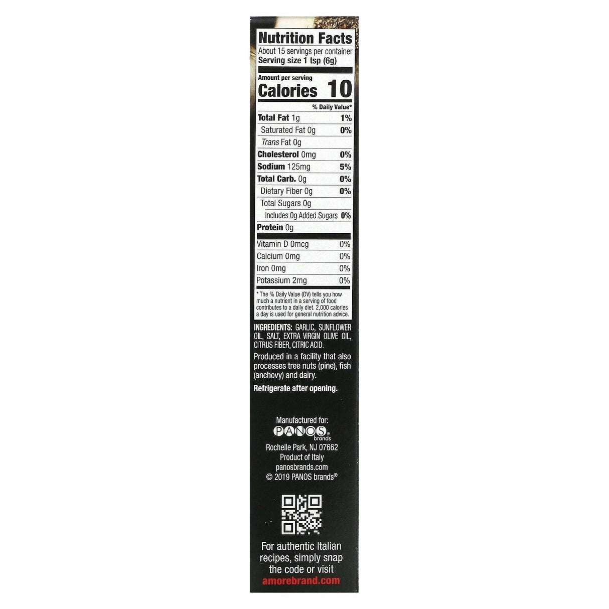 Amore, Anchovy Paste, 1.6 oz (44 g) - Supply Center USA